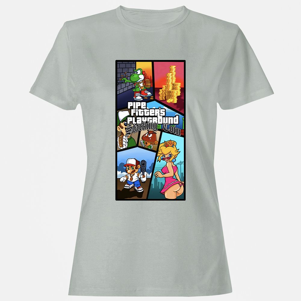 Women's T-Shirt - YK19UPEF - Ash - 2