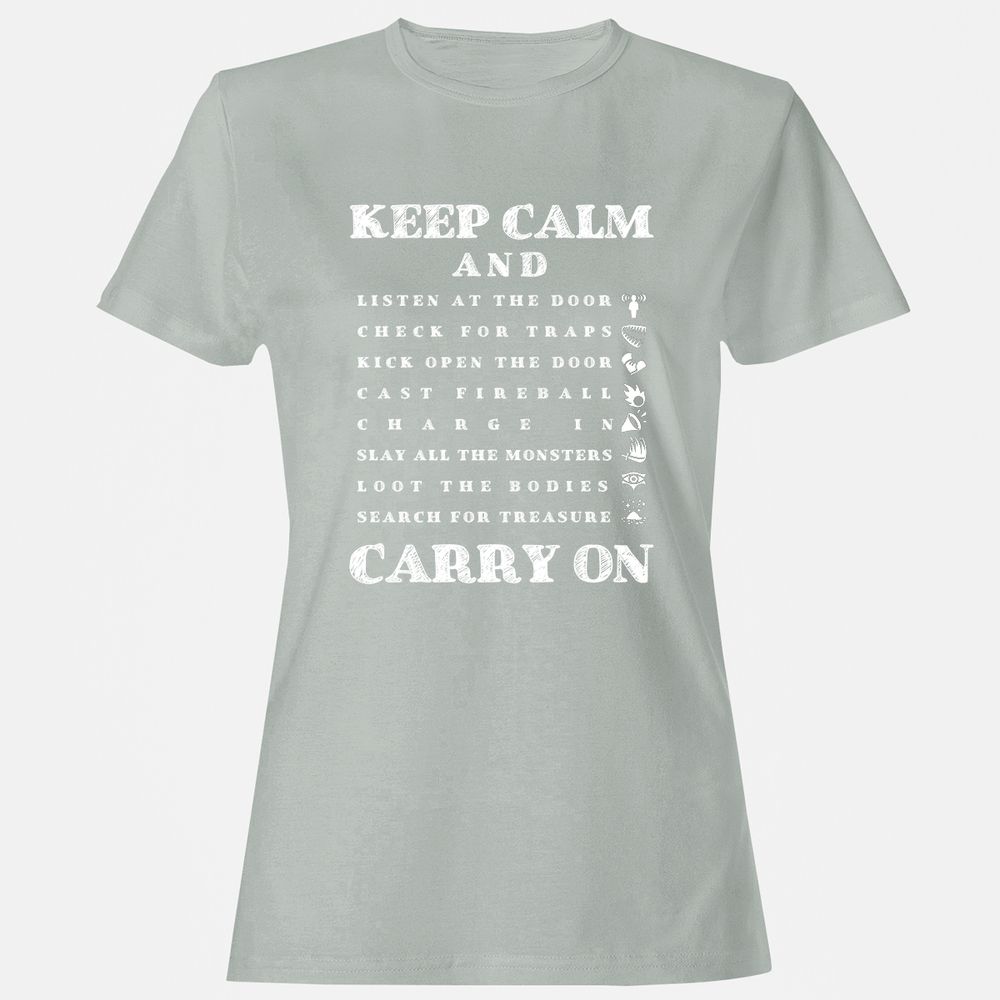 Women's T-Shirt - ZK1RTQLH - Ash - 2