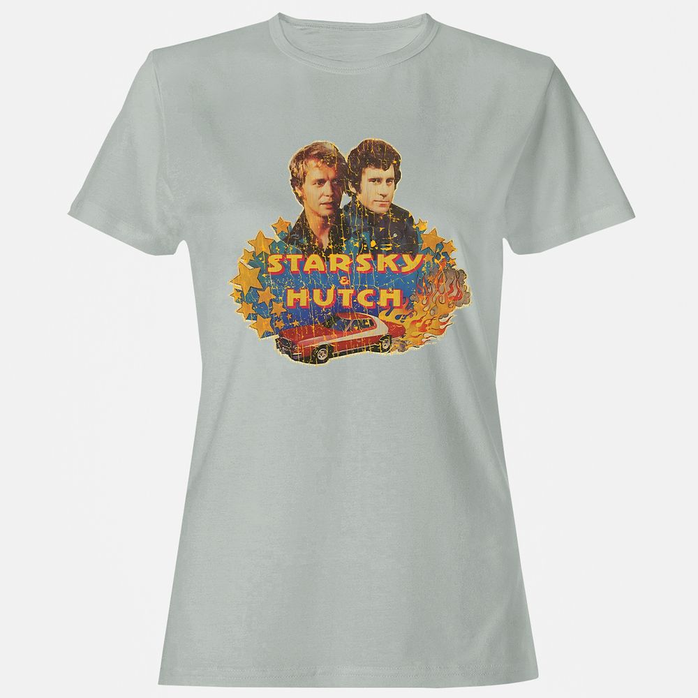 Women's T-Shirt - 86GLHBZY - Ash - 2