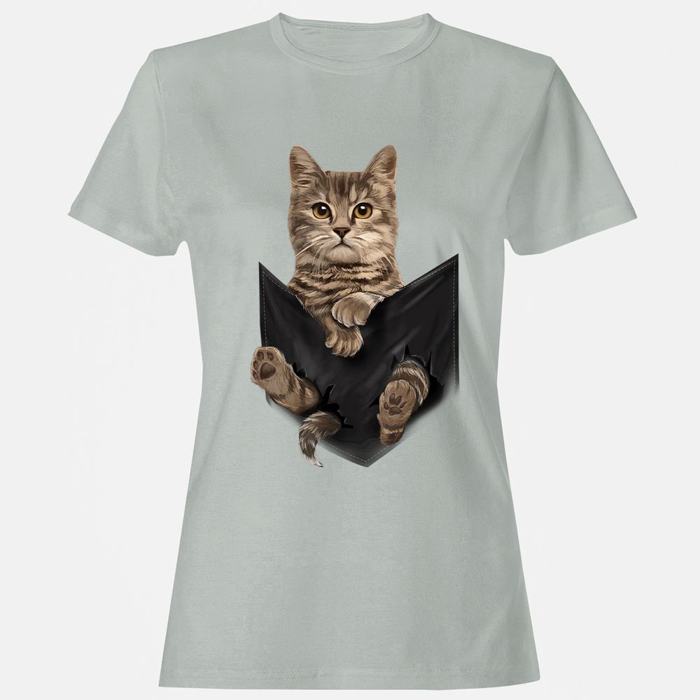 Women's T-Shirt - GNBEG5K7 - Ash - 2