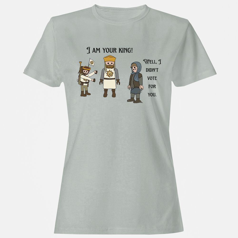 Women's T-Shirt - BYMNHQEJ - Ash - 2