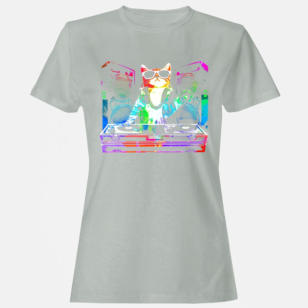 Women's T-Shirt - YDFGRTMQ - Ash - 2