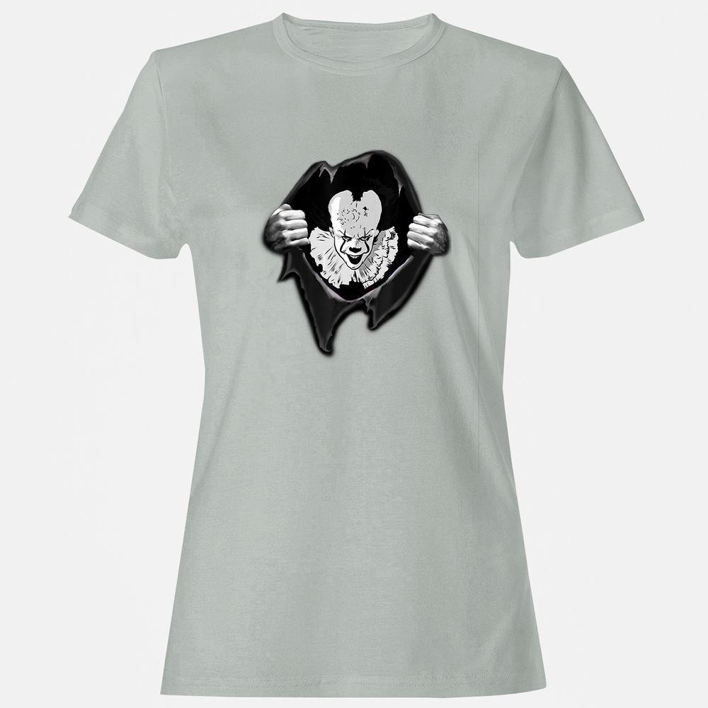 Women's T-Shirt - LQQMW3MS - Ash - 2