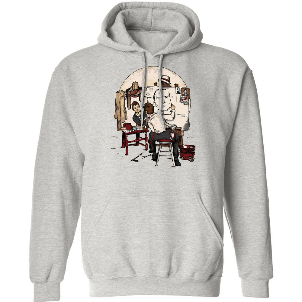 Classic Unisex Hoodie - VX9CTGGF - Ash - 2