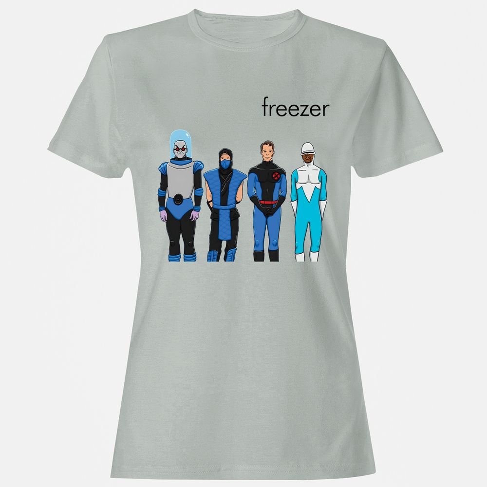 Women's T-Shirt - QSCT6XPG - Ash - 2
