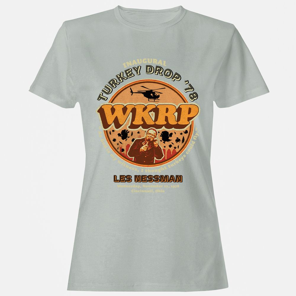 Women's T-Shirt - QVJN4JY5 - Ash - 2