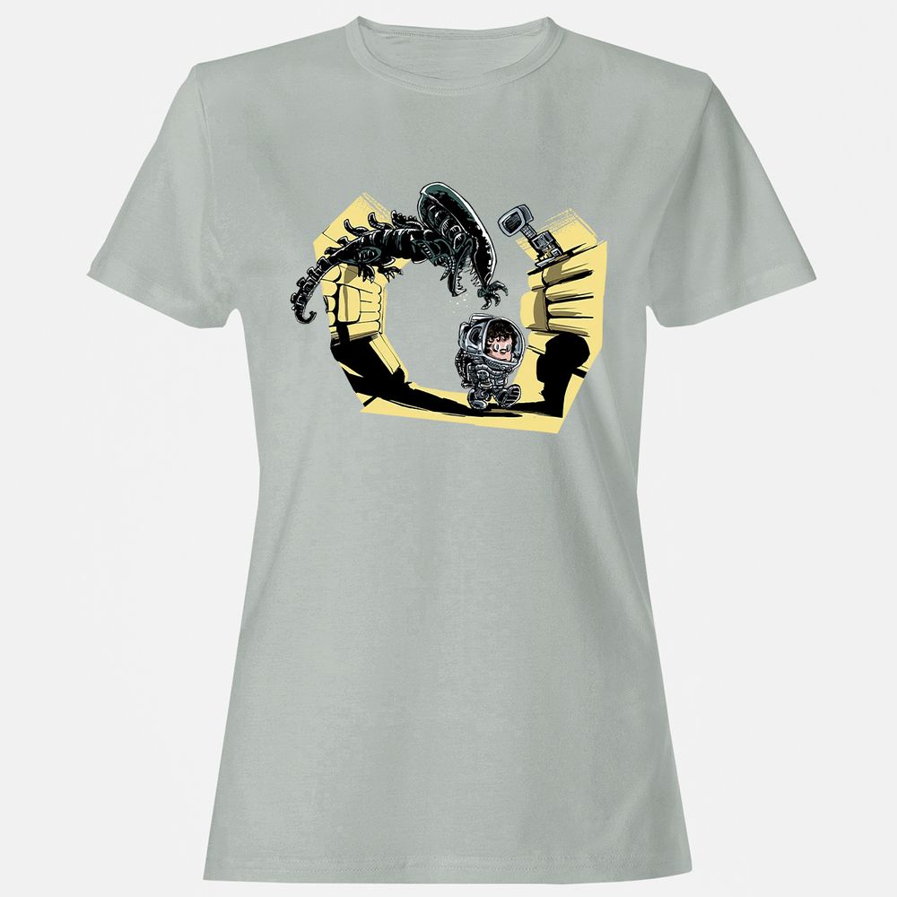 Women's T-Shirt - WZ4V24ZR - Ash - 2