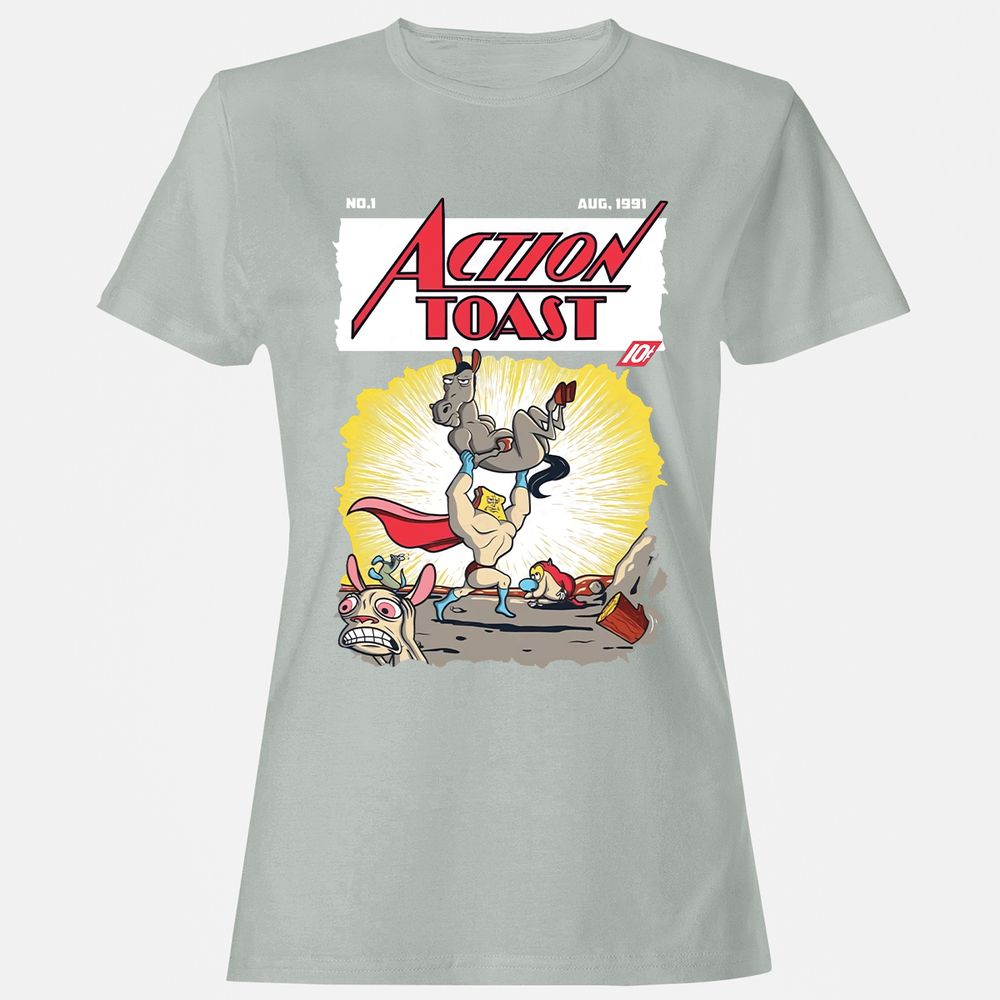 Women's T-Shirt - 161PL9HN - Ash - 2