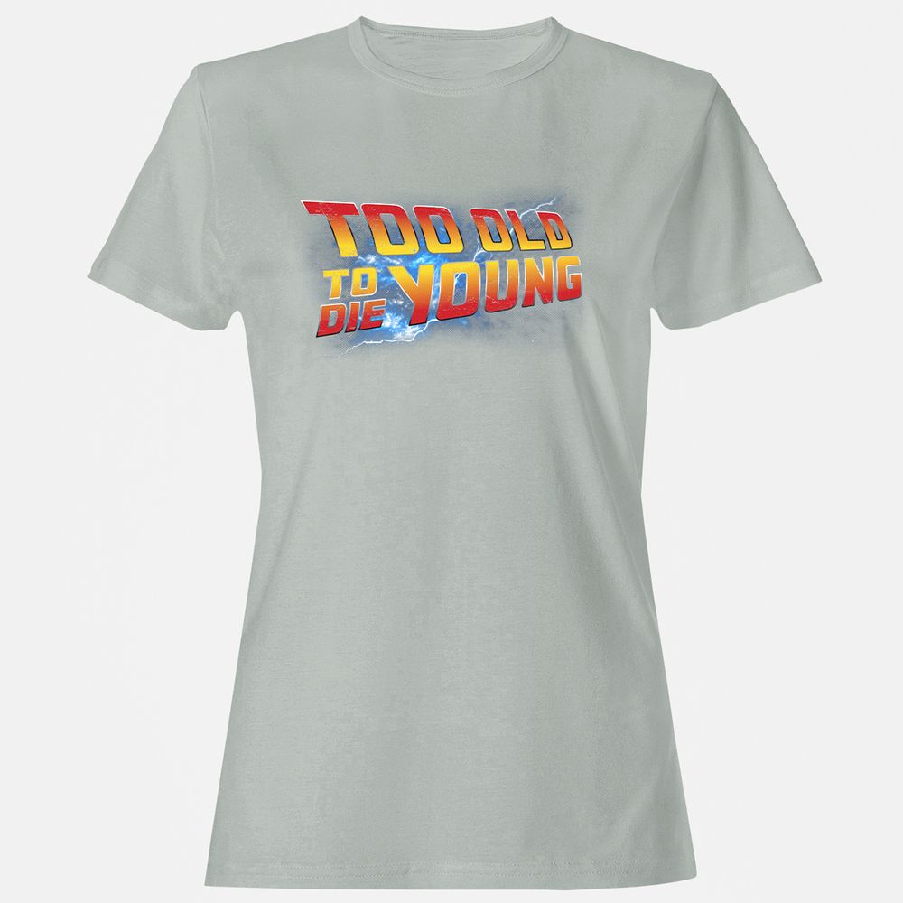 Women's T-Shirt - 3V38YRCW - Ash - 2