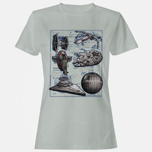 Women's T-Shirt - XLBNLW5S - Ash - 2