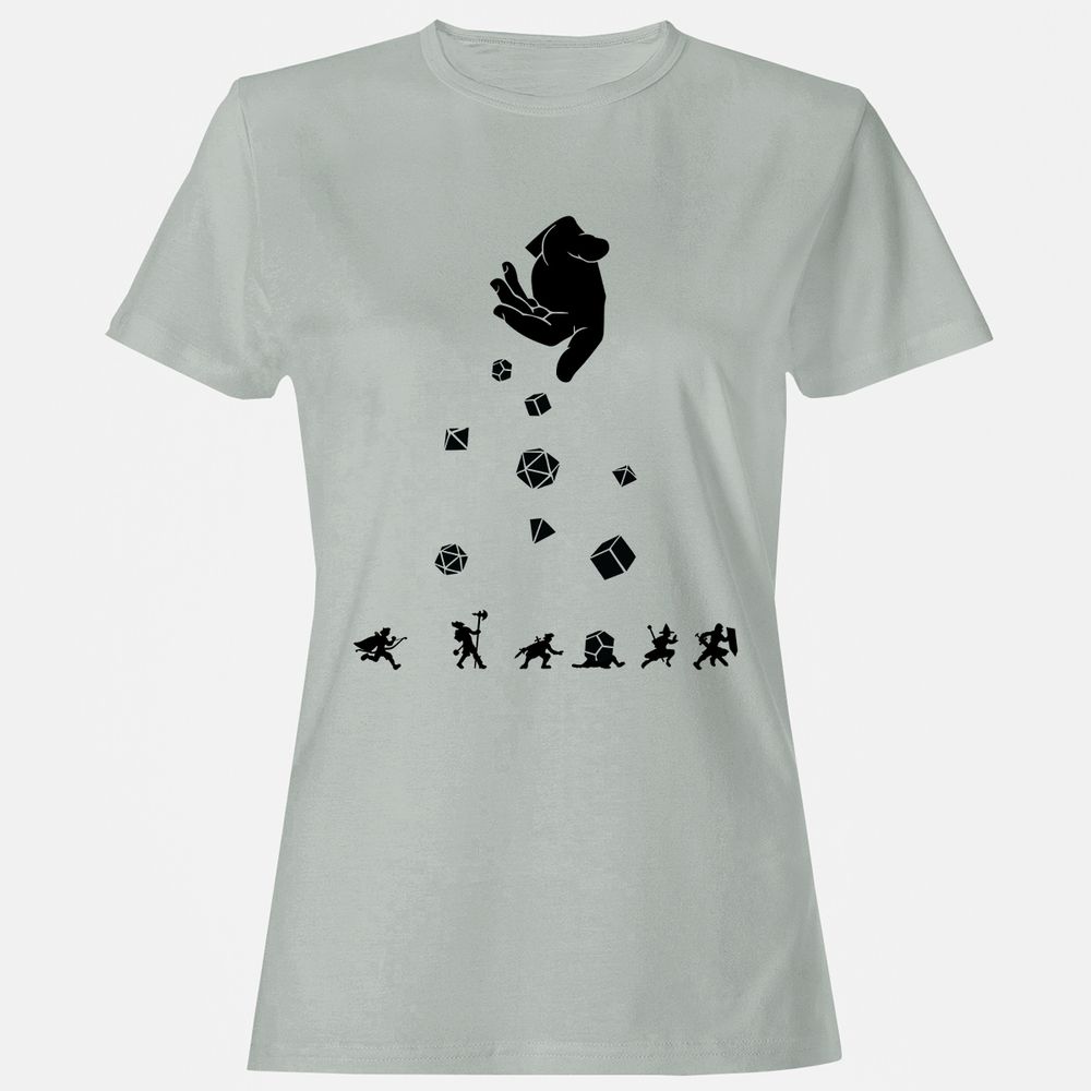 Women's T-Shirt - VZR6EBQU - Ash - 2