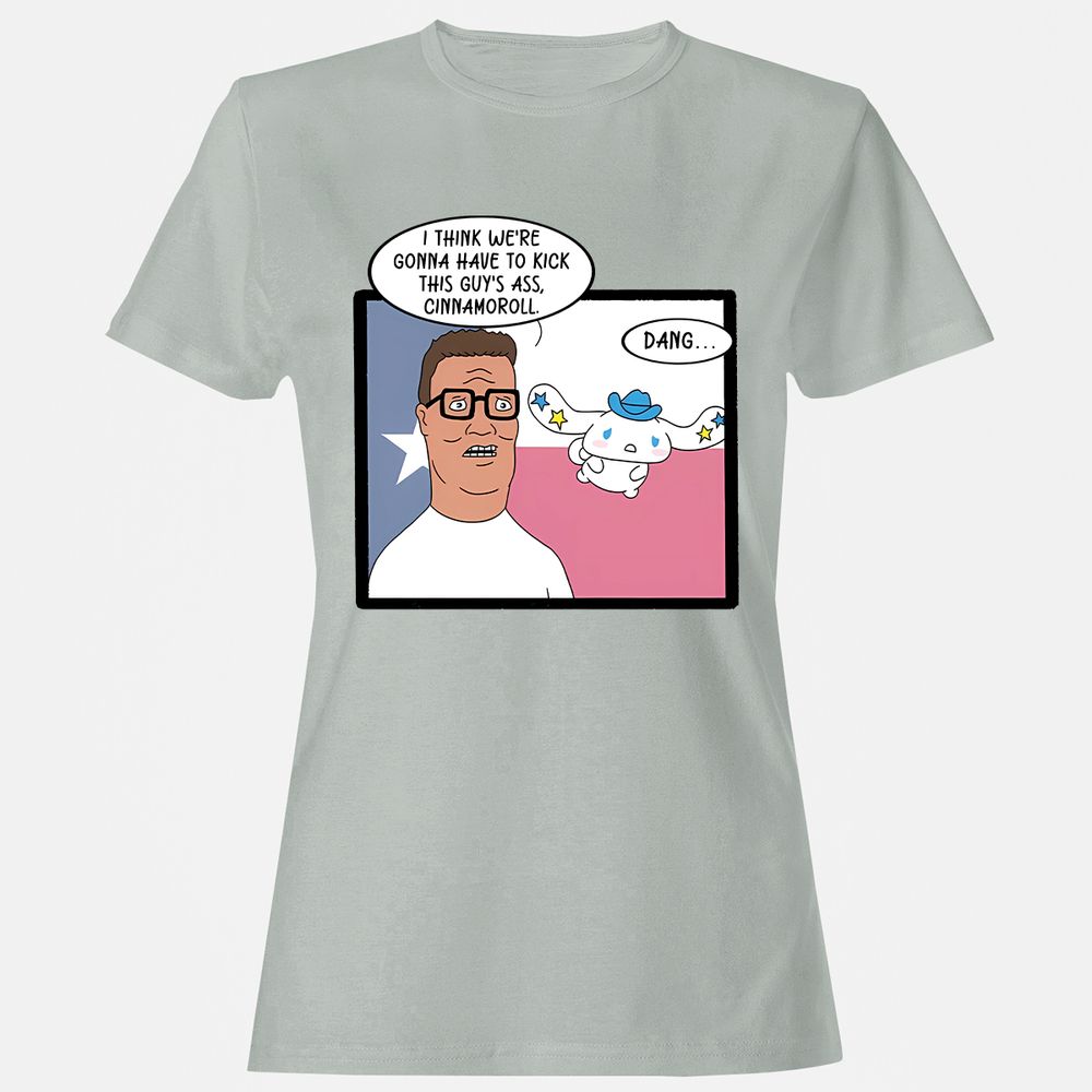 Women's T-Shirt - NUZ1GK4X - Ash - 2