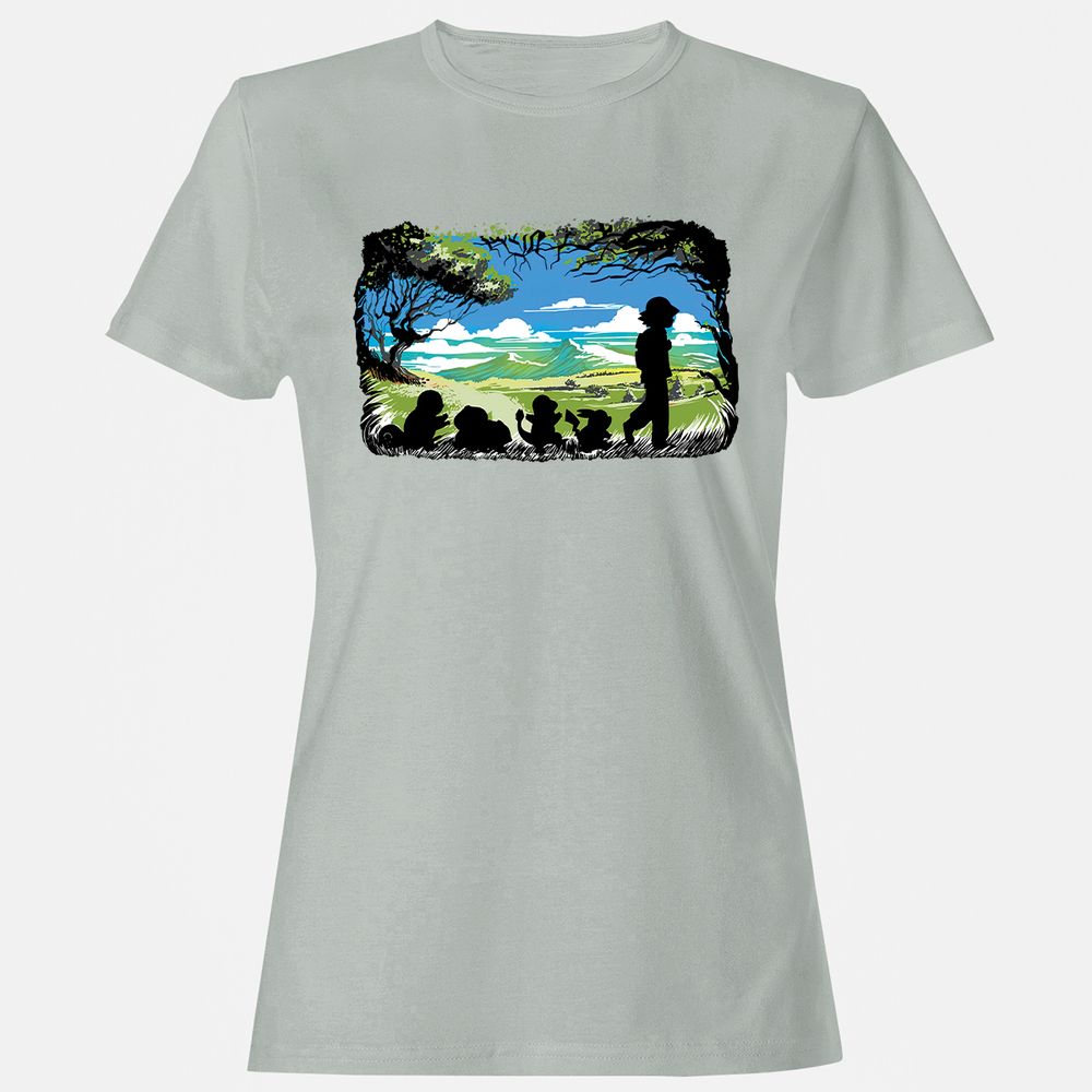 Women's T-Shirt - JQW1NE2M - Ash - 2