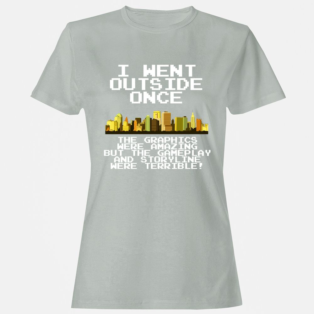Women's T-Shirt - N497WA4U - Ash - 2