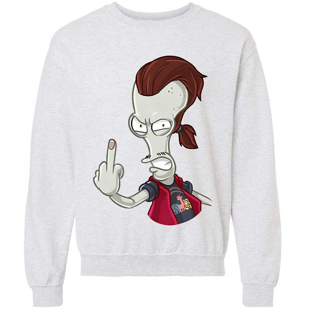 Classic Unisex Sweatshirt - CZN7LCDU - Ash - 2