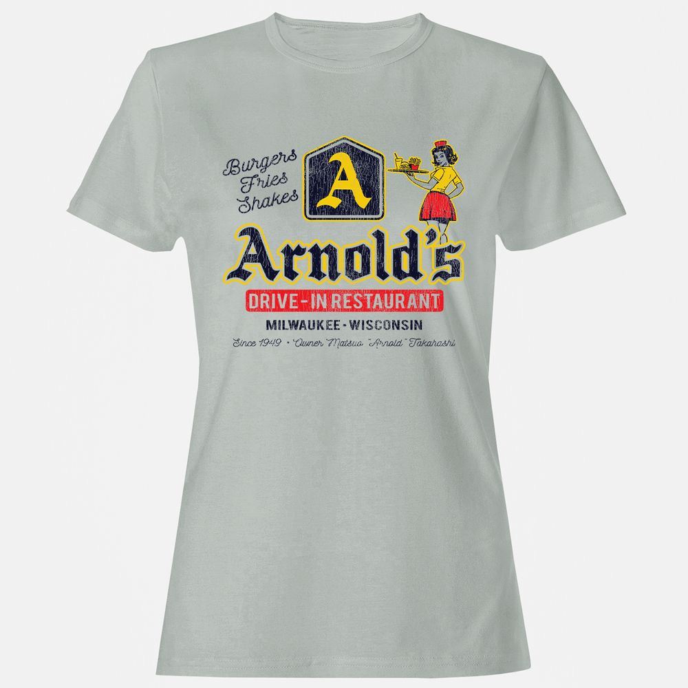 Women's T-Shirt - ZDDGFKQS - Ash - 2