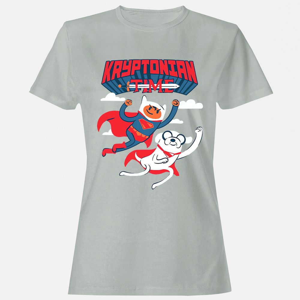 Women's T-Shirt - MCH7J8FU - Ash - 2