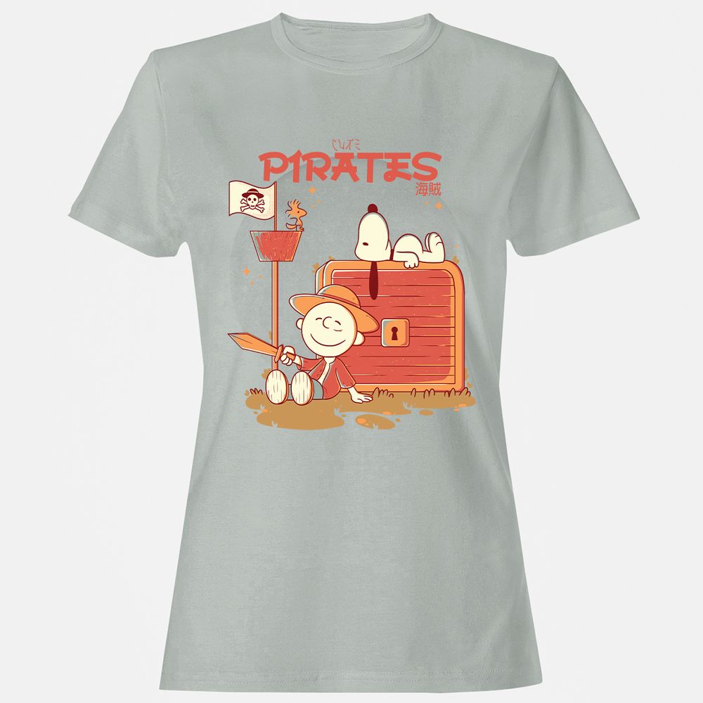 Women's T-Shirt - 7KQRV81V - Ash - 2