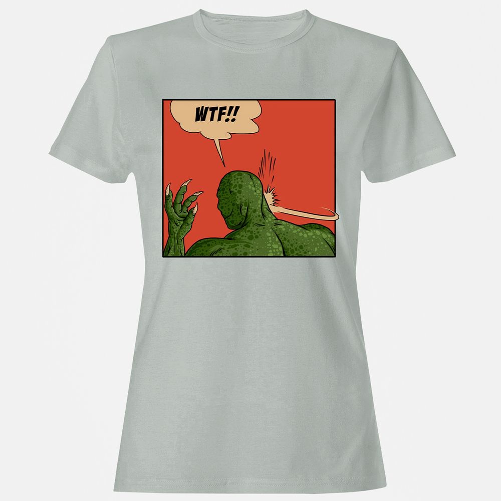 Women's T-Shirt - WTF3ML1K - Ash - 2