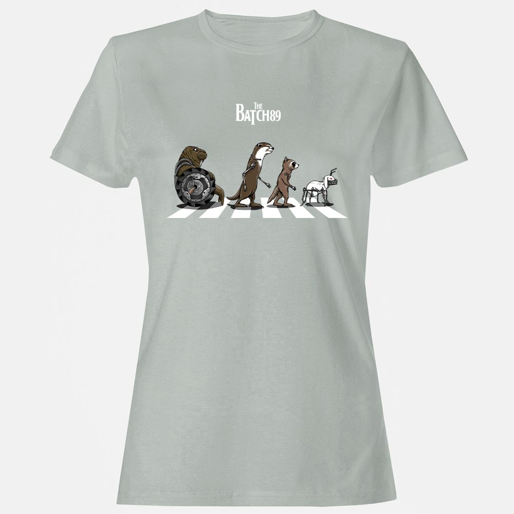 Women's T-Shirt - EEG8U7NA - Ash - 2