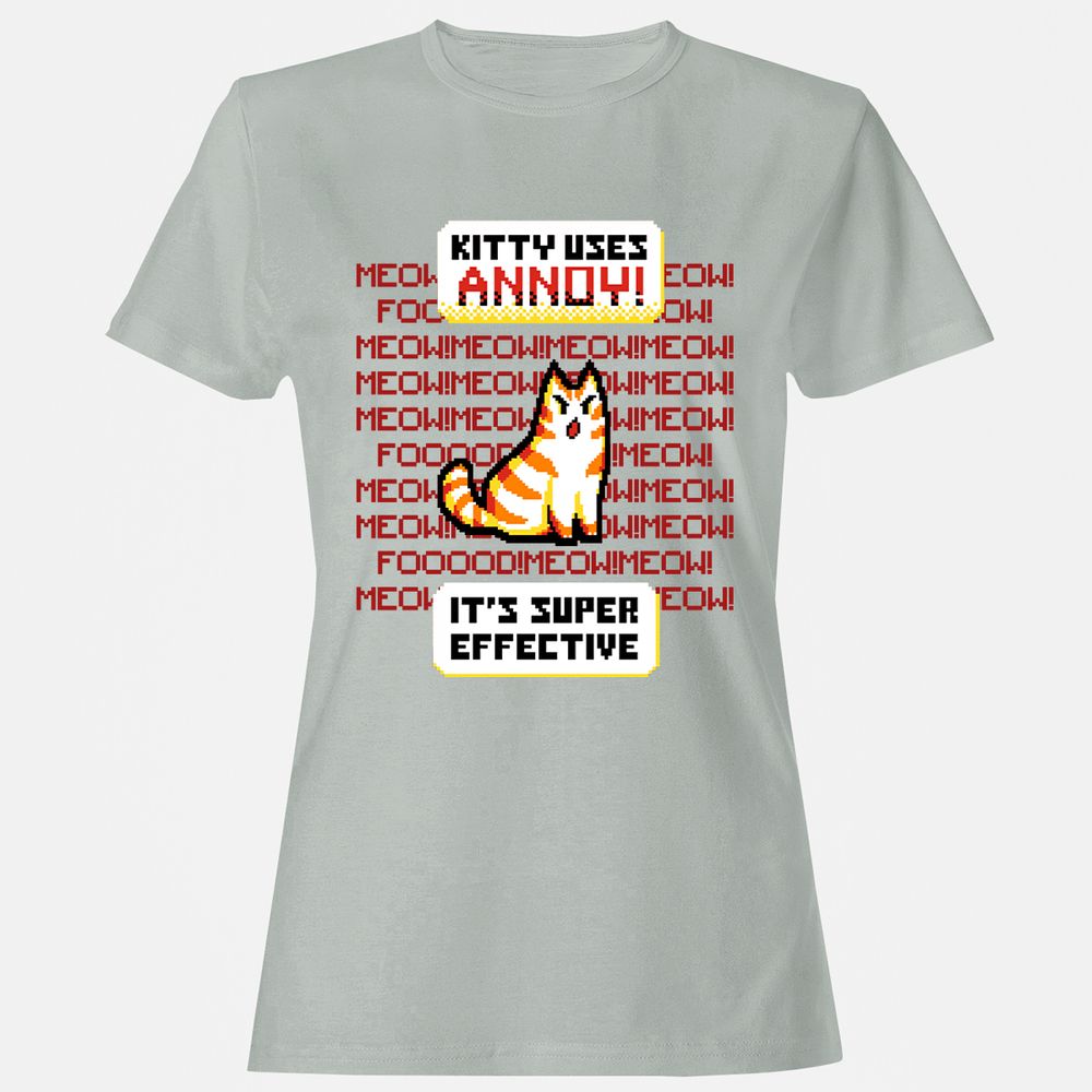 Women's T-Shirt - 14E2MLLU - Ash - 2