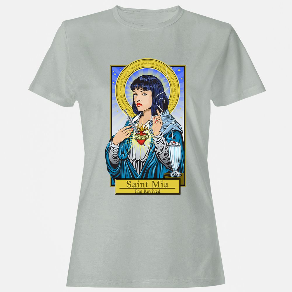 Women's T-Shirt - H87JDKXL - Ash - 2