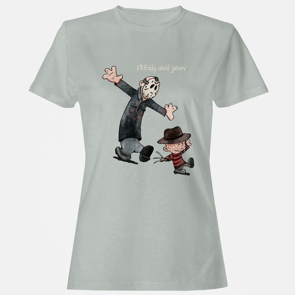 Women's T-Shirt - S1SDWNKJ - Ash - 2