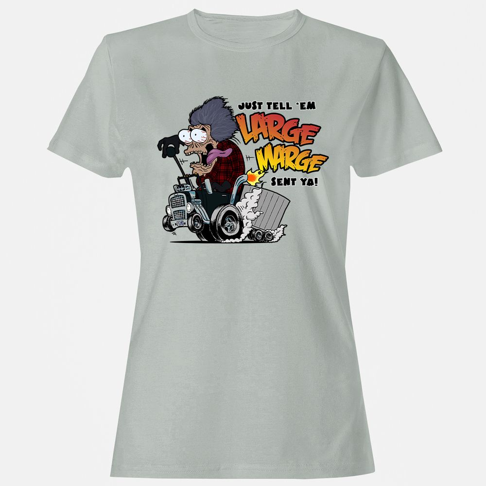 Women's T-Shirt - YK9JNHU8 - Ash - 2