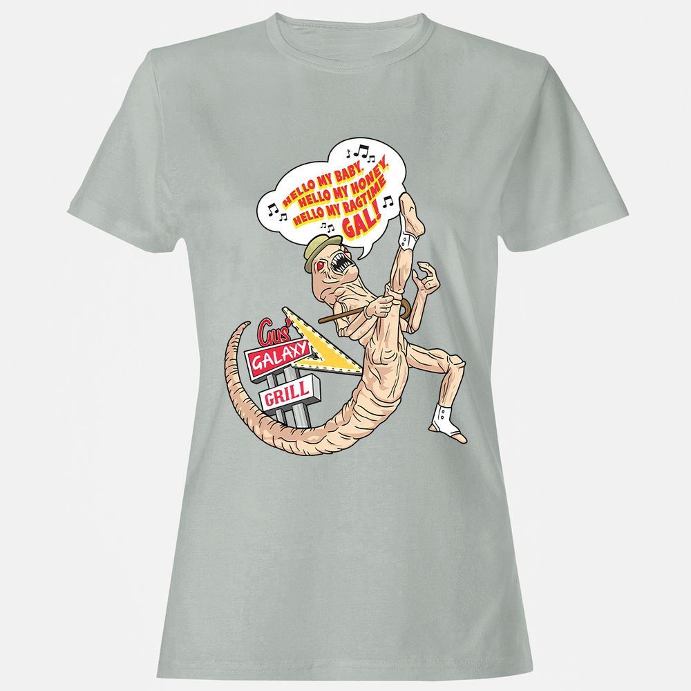 Women's T-Shirt - UA1DXSB4 - Ash - 2