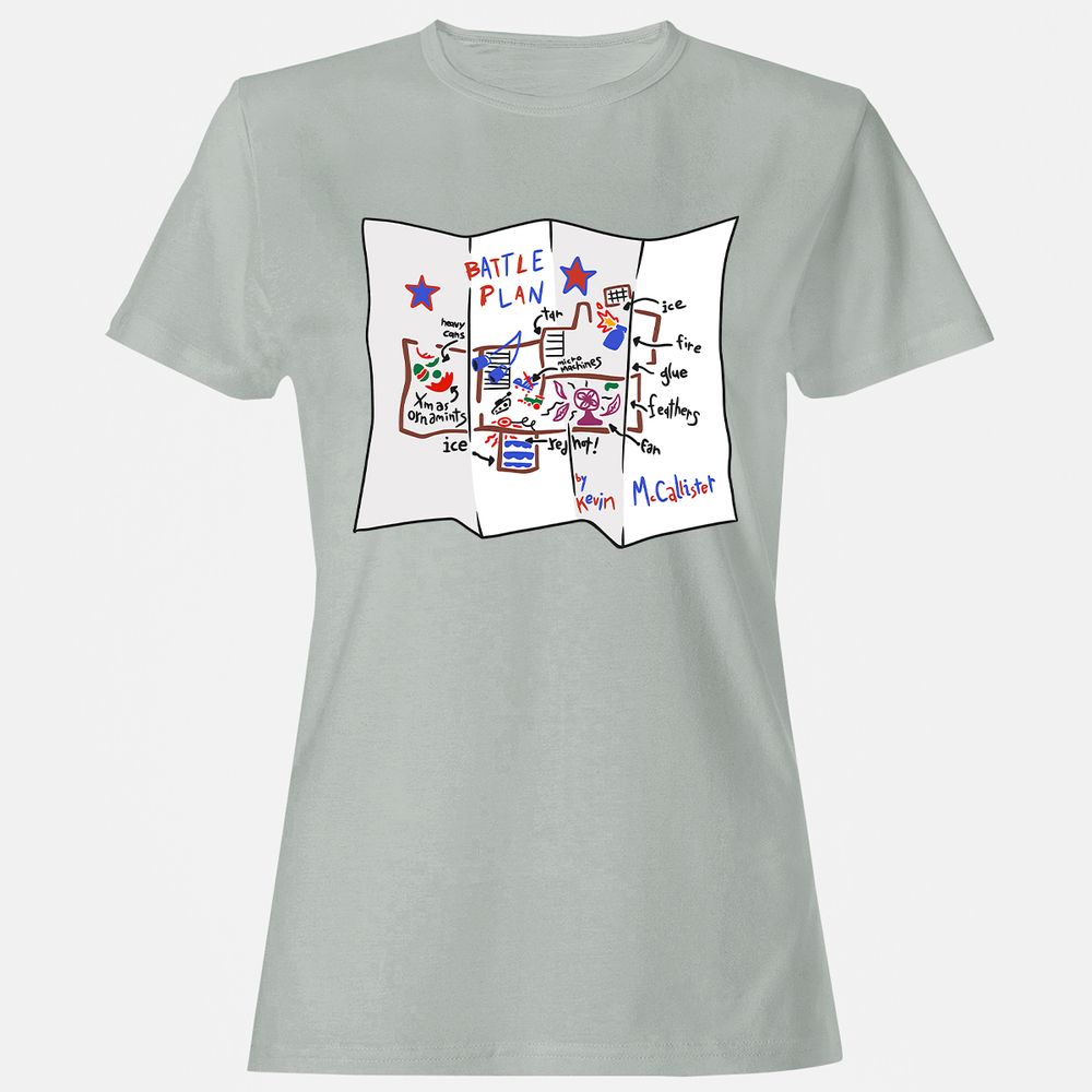 Women's T-Shirt - EWK511ED - Ash - 2
