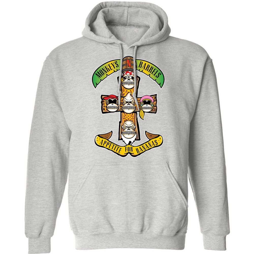 Classic Unisex Hoodie - Z66S6B6U - Ash - 2