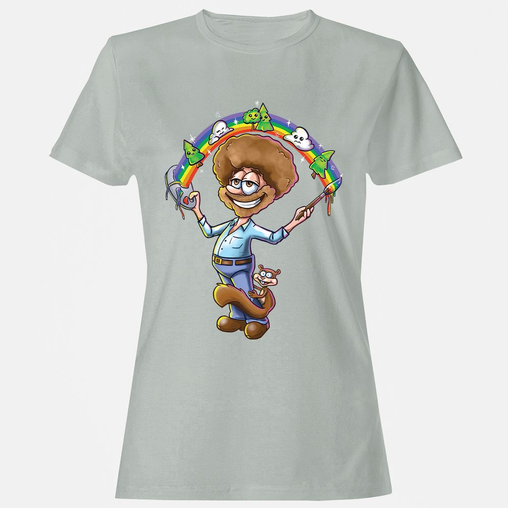 Women's T-Shirt - Z5VYS4F8 - Ash - 2