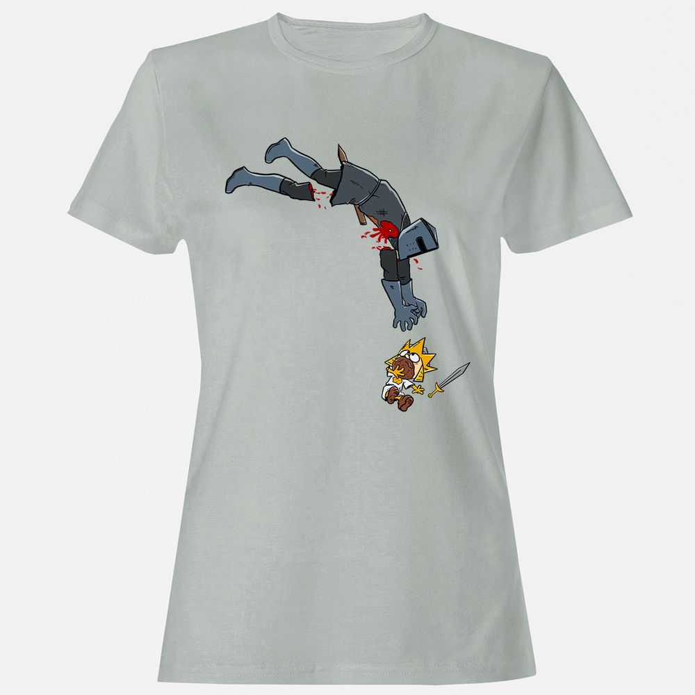 Women's T-Shirt - Z7MLTEQ4 - Ash - 2