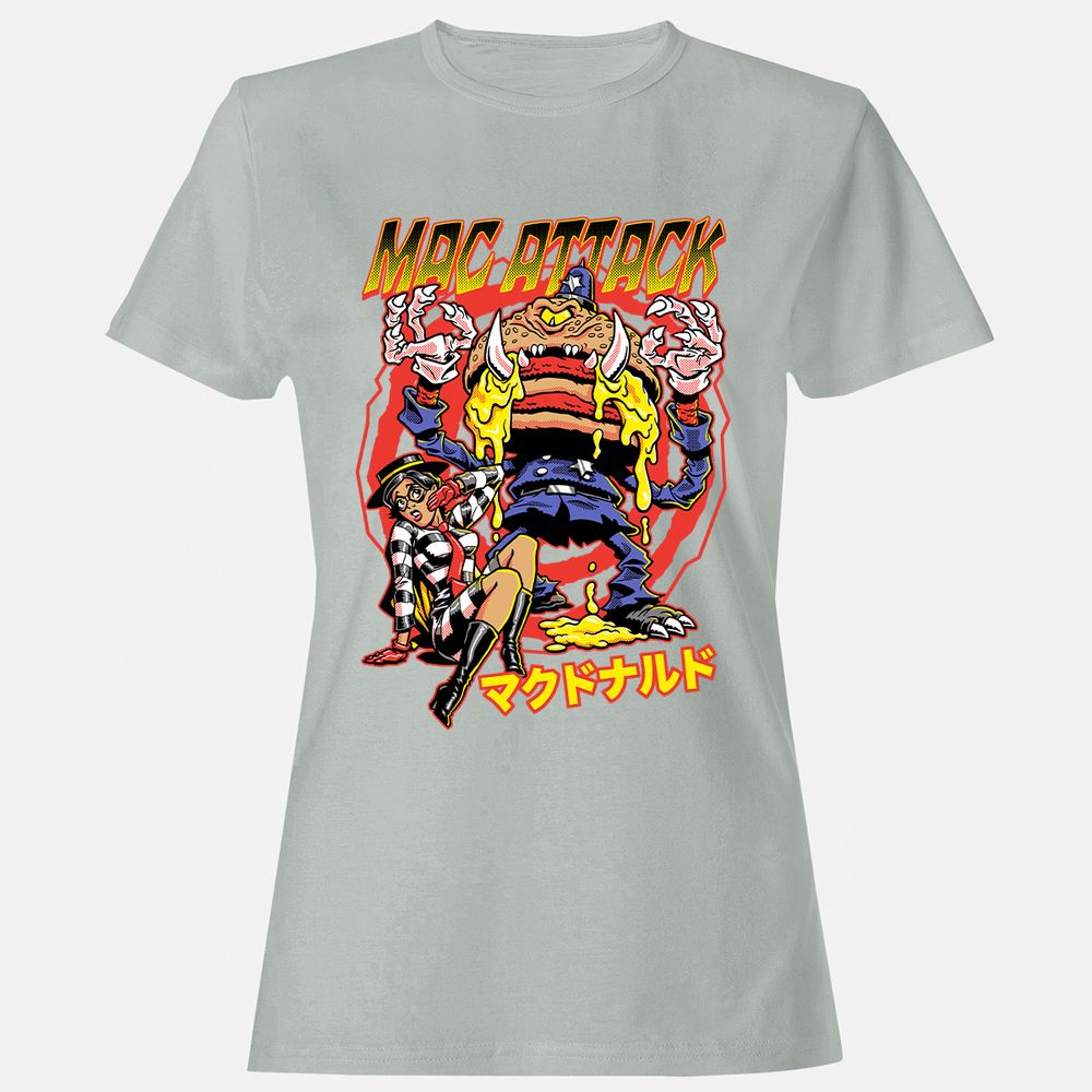 Women's T-Shirt - 3QEAEXXR - Ash - 2