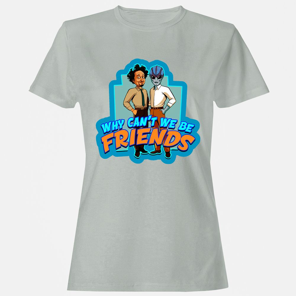 Women's T-Shirt - 1F1E88MH - Ash - 2