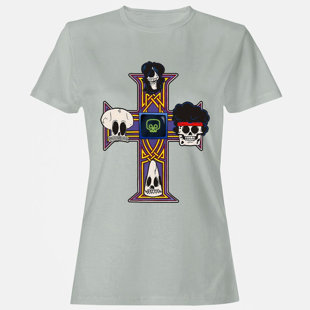 Women's T-Shirt - XS8XZQR2 - Ash - 2