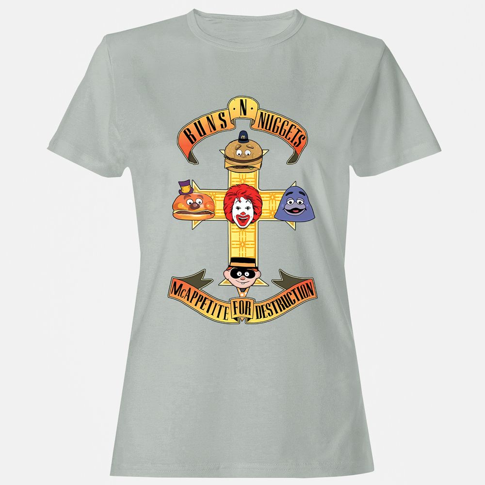 Women's T-Shirt - NHEDZLFH - Ash - 2