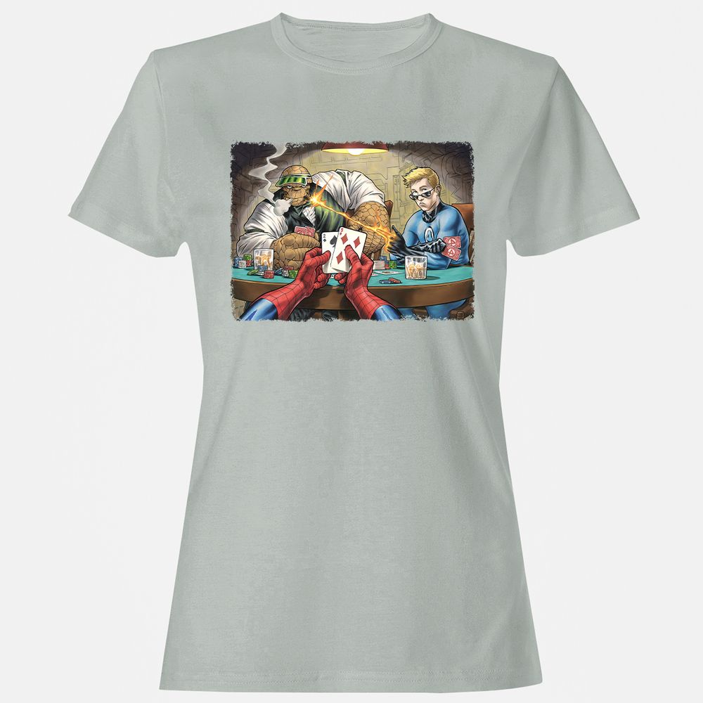 Women's T-Shirt - 8BZF2ZR9 - Ash - 2