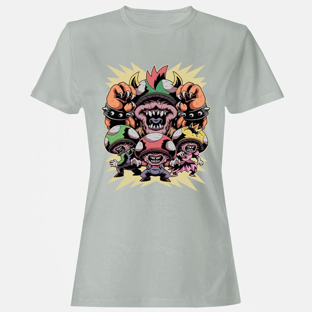 Women's T-Shirt - QN4ZDWRX - Ash - 2