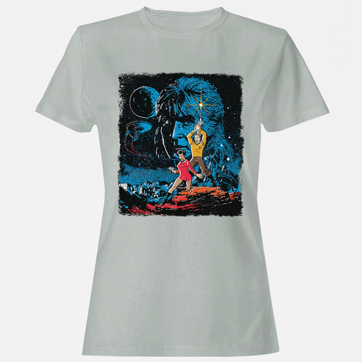 Women's T-Shirt - QYY169UW - Ash - 2