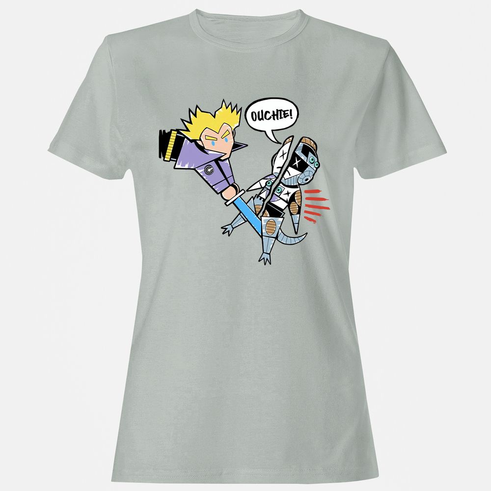 Women's T-Shirt - E57NVJZB - Ash - 2