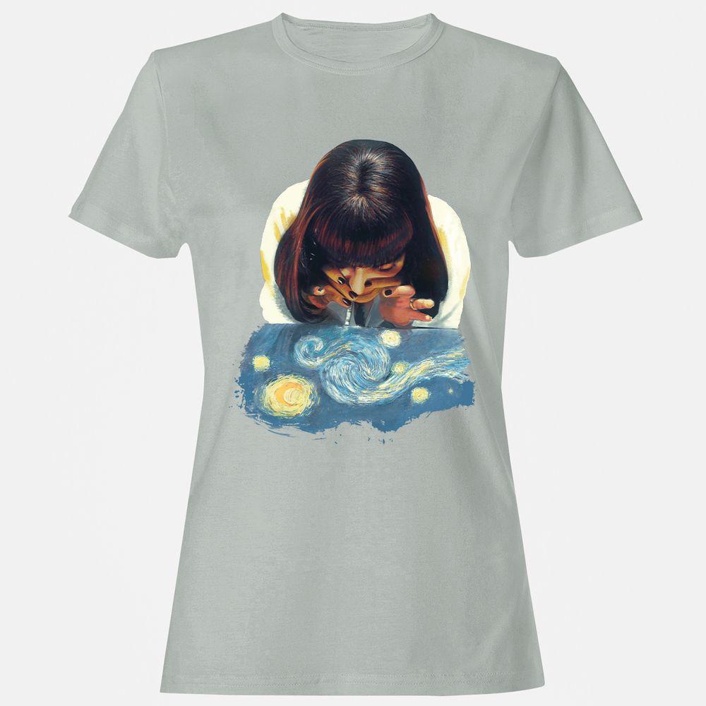 Women's T-Shirt - VEHCSS1V - Ash - 2