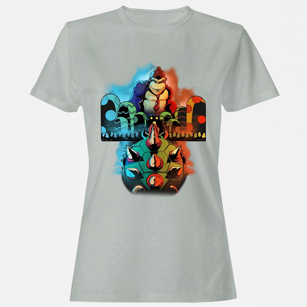 Women's T-Shirt - NF5MYKSZ - Ash - 2