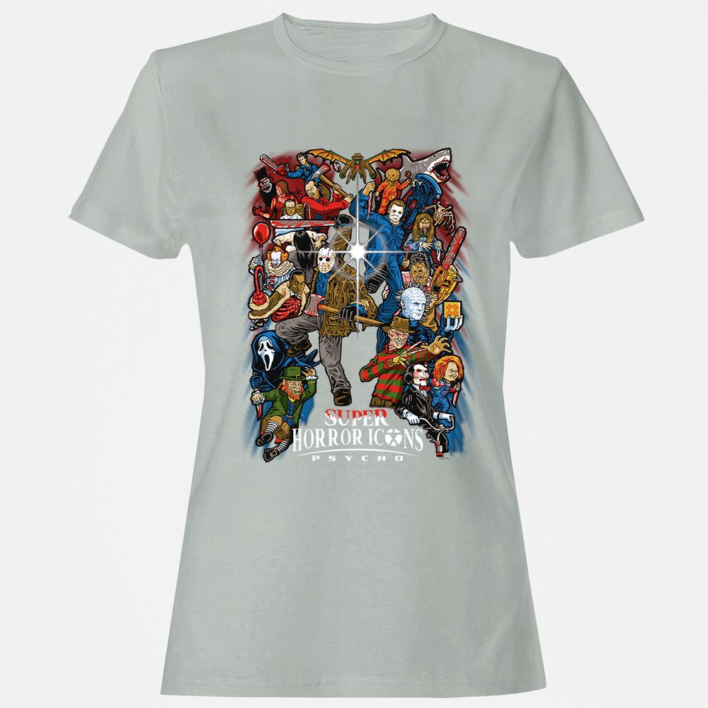 Women's T-Shirt - X6X9L9U6 - Ash - 2