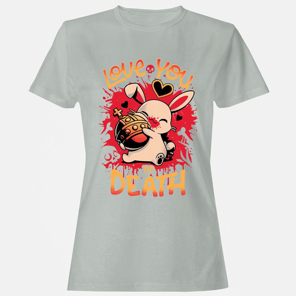 Women's T-Shirt - HXW6QM1N - Ash - 2