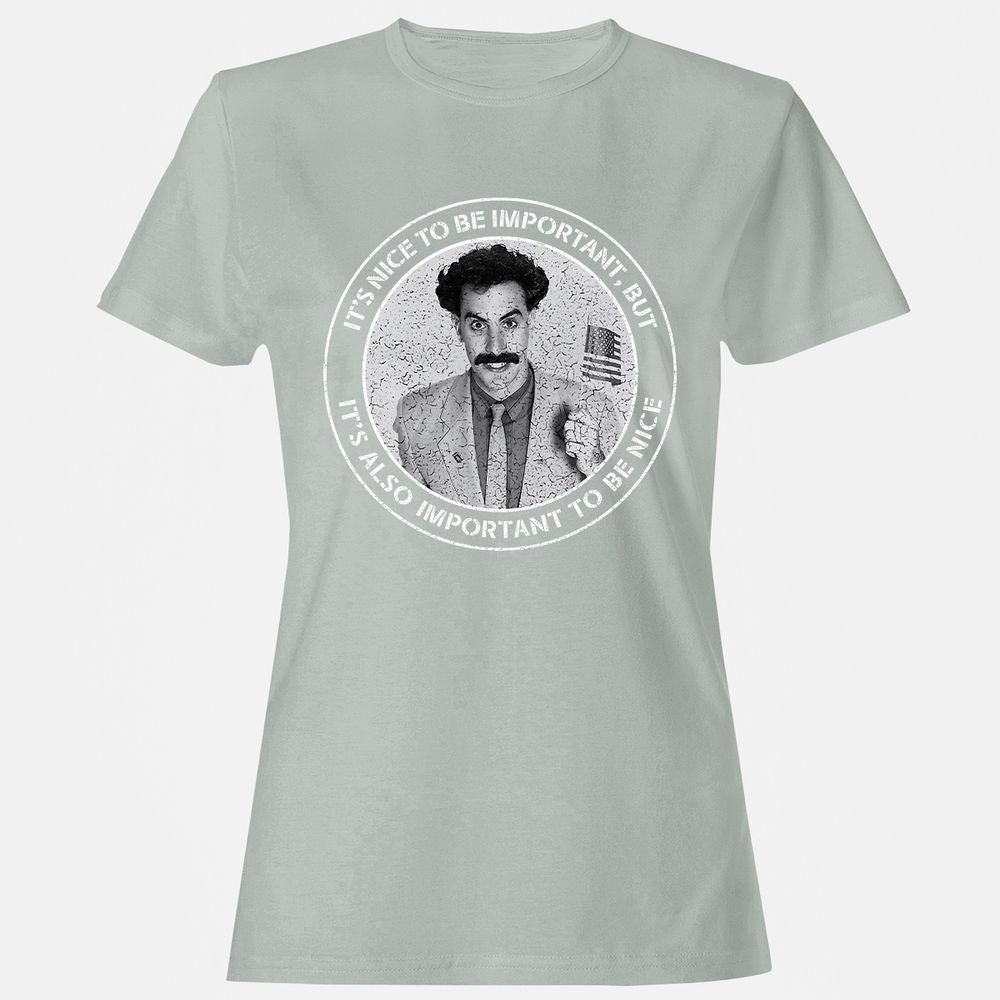 Women's T-Shirt - QL2KAGJ8 - Ash - 2