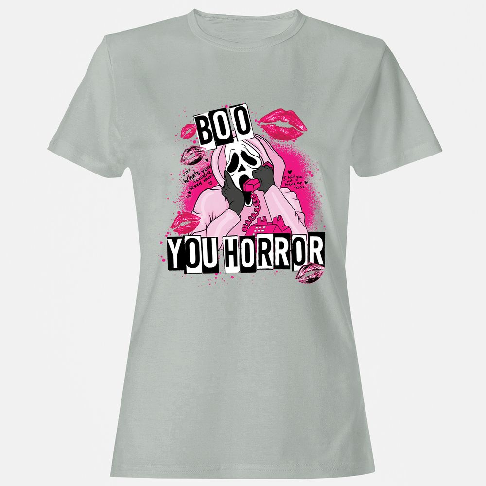 Women's T-Shirt - 4B9X6EFZ - Ash - 2