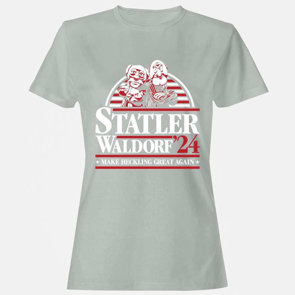 Women's T-Shirt - ZHPKEDGH - Ash - 2