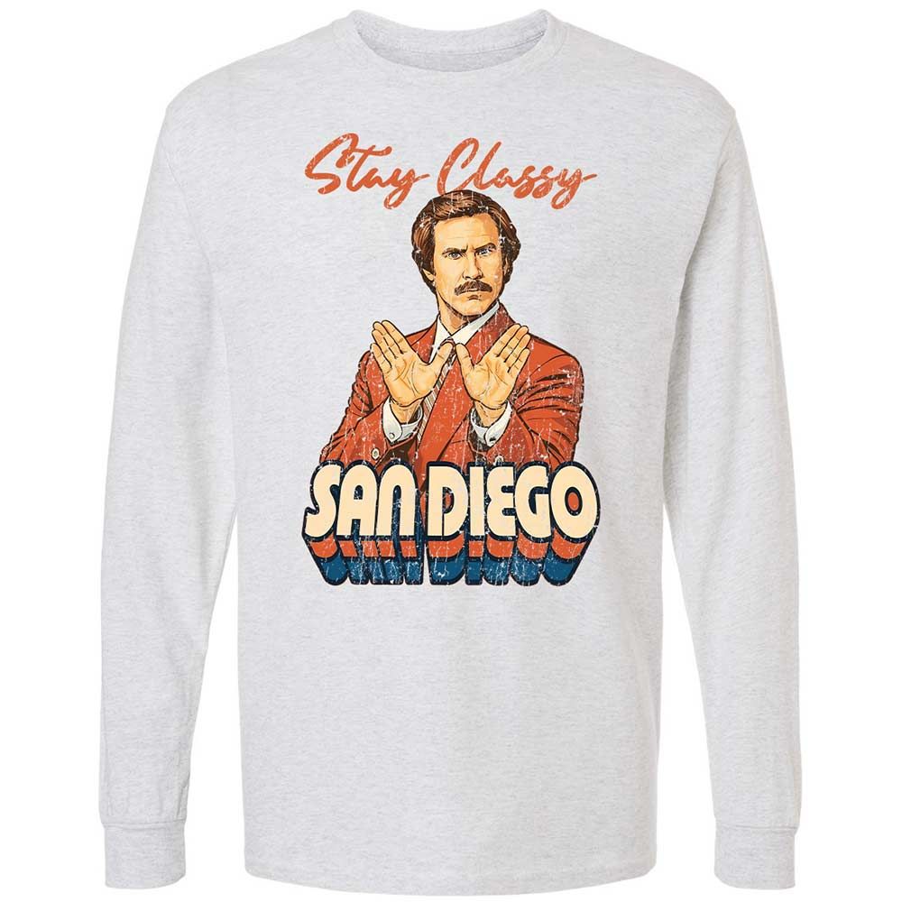 Long Sleeve T-Shirt - L2FTJ4X9 - Ash - 2