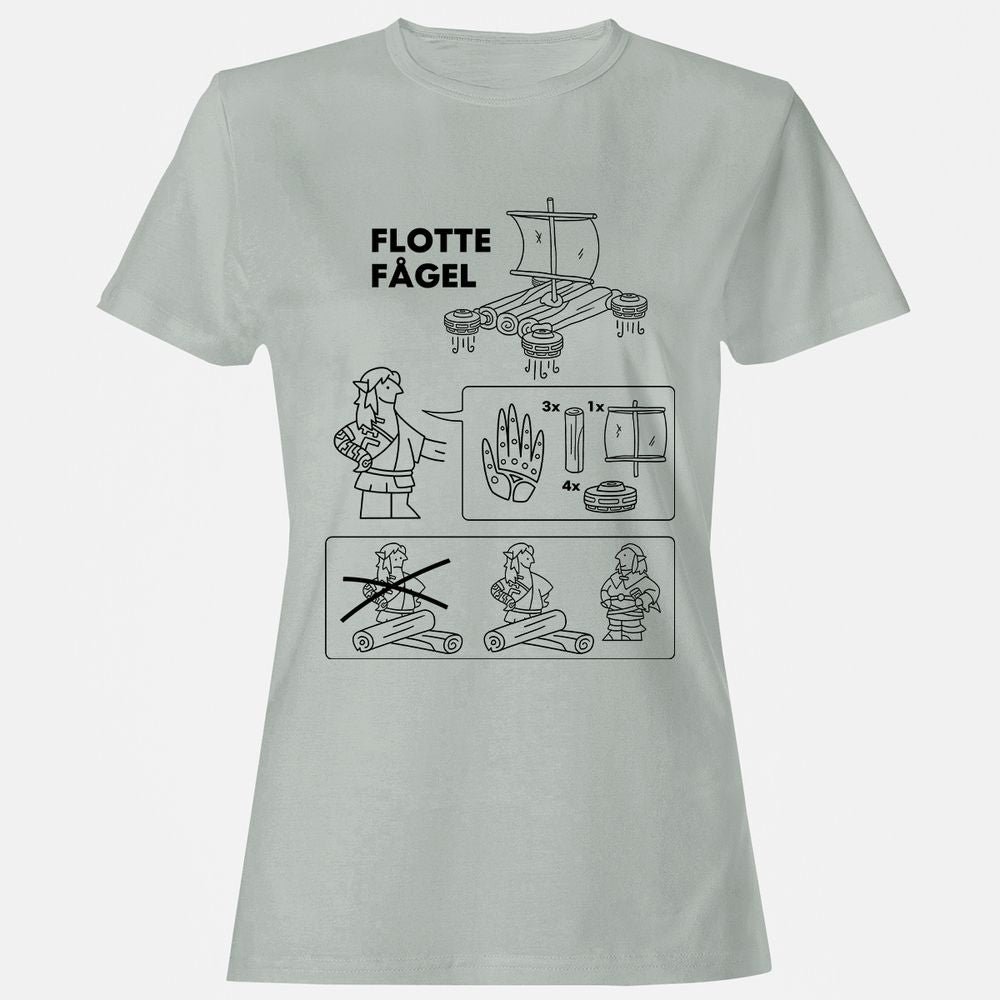 Women's T-Shirt - 3WZLPV9F - Ash - 2